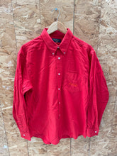 Vintage Y2K Coca-Cola Red Long Sleeve Button Down Shirt Size 41 L